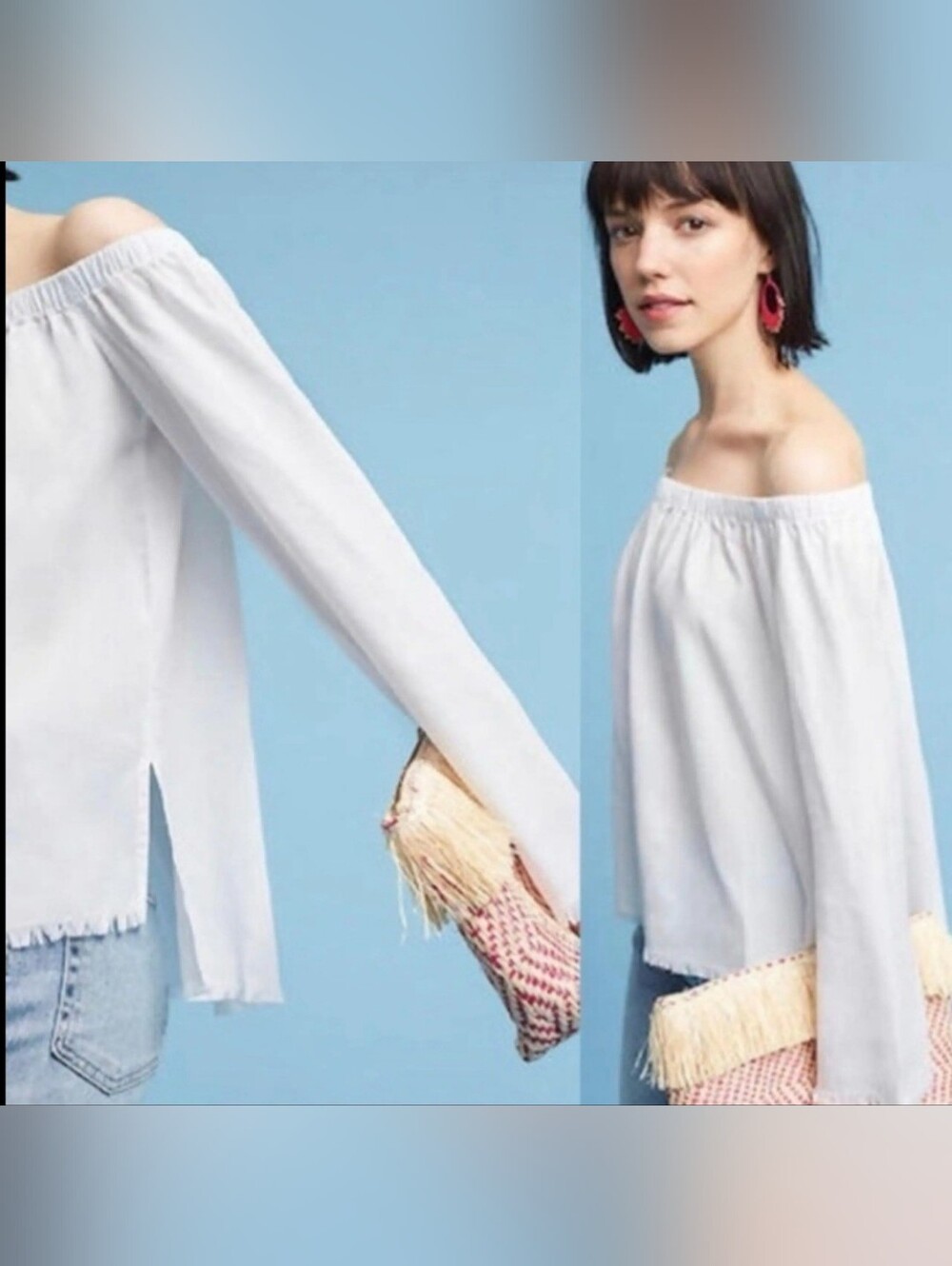 NWOT💫ANTHRO Off-Shoulder Top S
